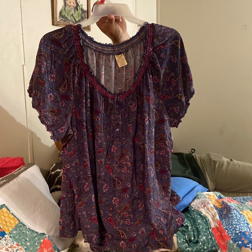 Purple blouse